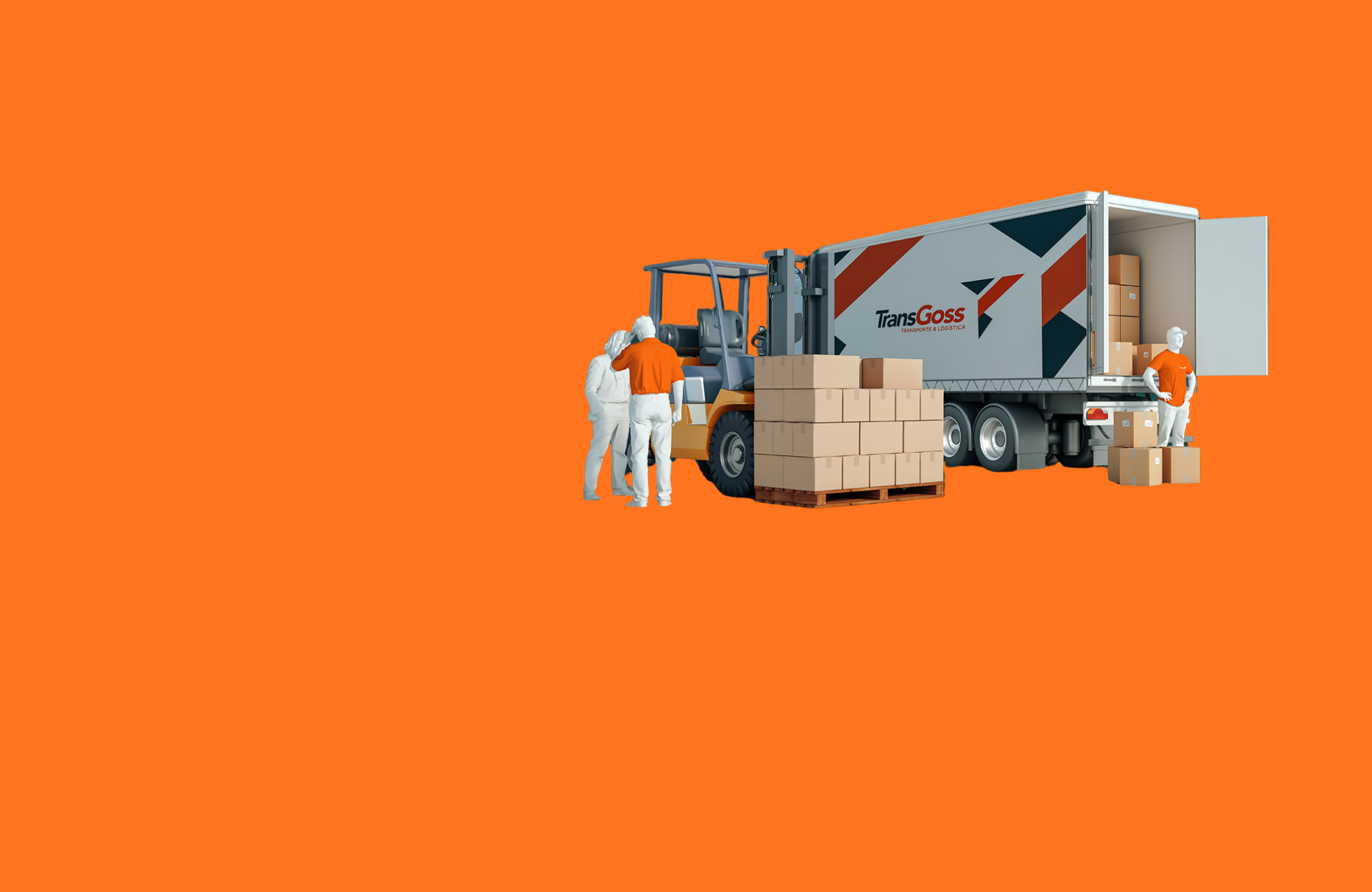 Foto Parallax dos Caminhões Transgoss