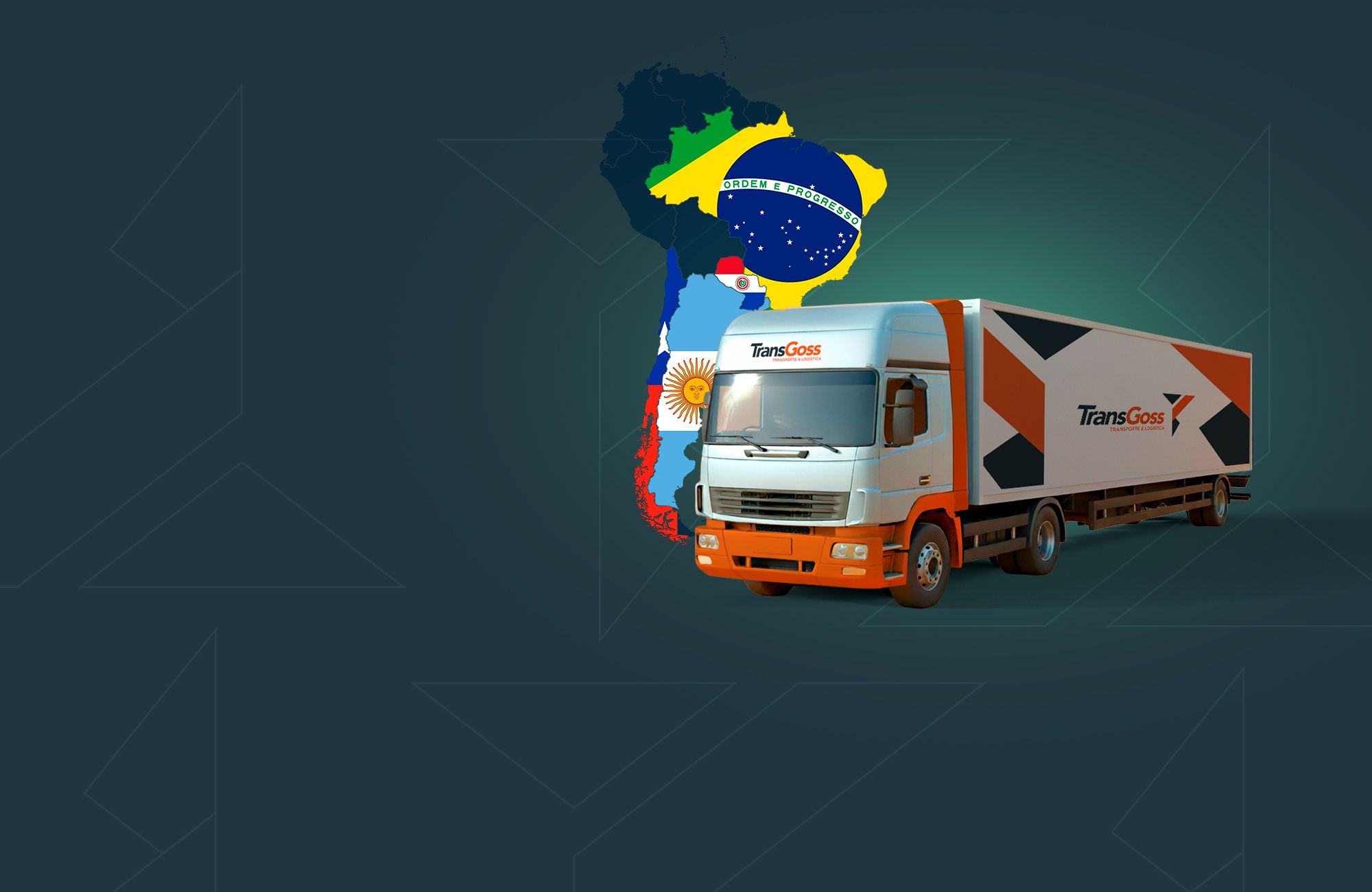 Foto Parallax dos Caminhões Transgoss