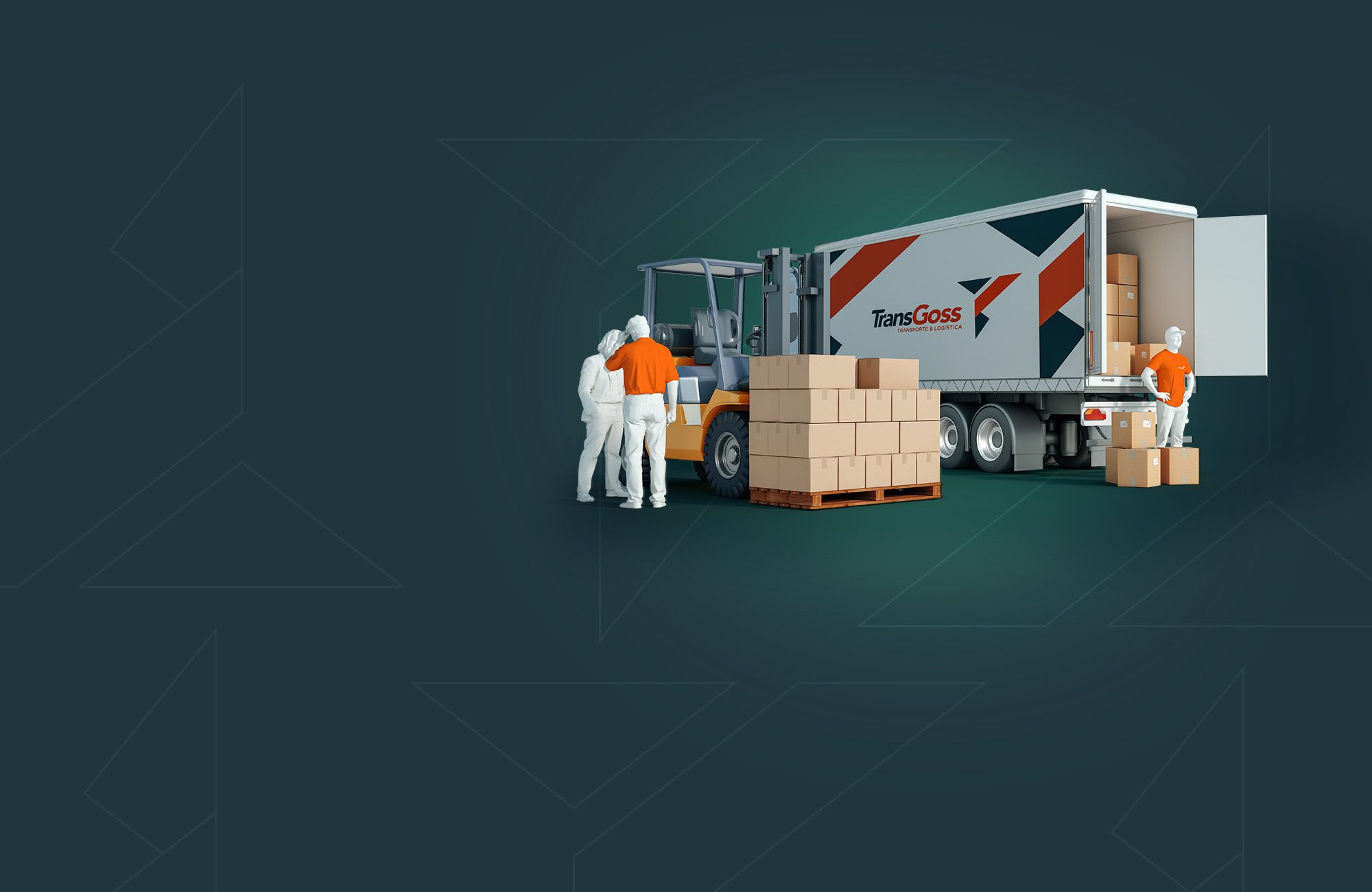 Foto Parallax dos Caminhões Transgoss